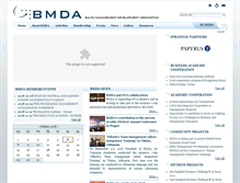 Tablet Screenshot of bmda.net